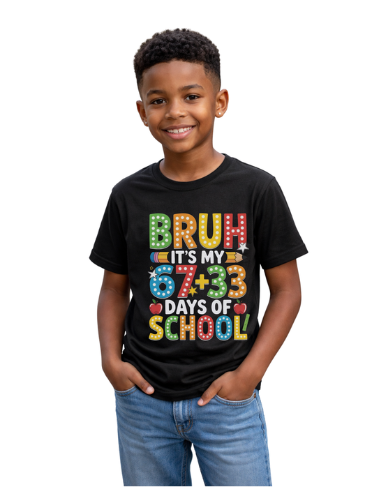 Bruh… It’s My 67+33 Days of School Tee
